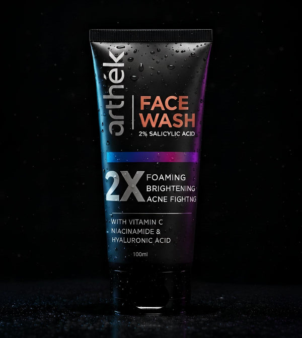 Arthek Care Vitamin C Facewash (2% Salicylic Acid) | Brightening & Acne Control Face Wash