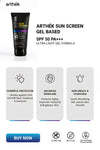 Arthek Ultra-Light Sunscreen Gel SPF 50 | PA++++ | No White Cast | Oil-Free Sun Protection