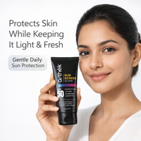 Arthék Care Ultra-Light Sunscreen Gel SPF 50 PA+++ | Broad Spectrum UVA & UVB Protection | Non-Greasay, Matte Finish & No White Cast - 50g