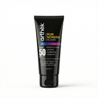 Arthék Care Ultra-Light Sunscreen Gel SPF 50 PA+++ | Broad Spectrum UVA & UVB Protection | Non-Greasay, Matte Finish & No White Cast - 50g