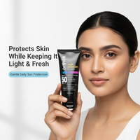 Arthék Care Ultra-Light Sunscreen Gel SPF 50 PA+++ | Broad Spectrum UVA & UVB Protection | Non-Greasay, Matte Finish & No White Cast - 50g