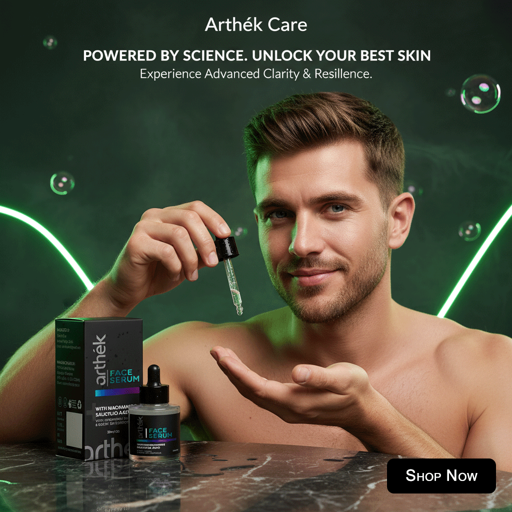 Arthék Face Serum with Niacinamide & Salicylic Acid | Acne Control, Oil Control & Pore Minimizer (30ml)